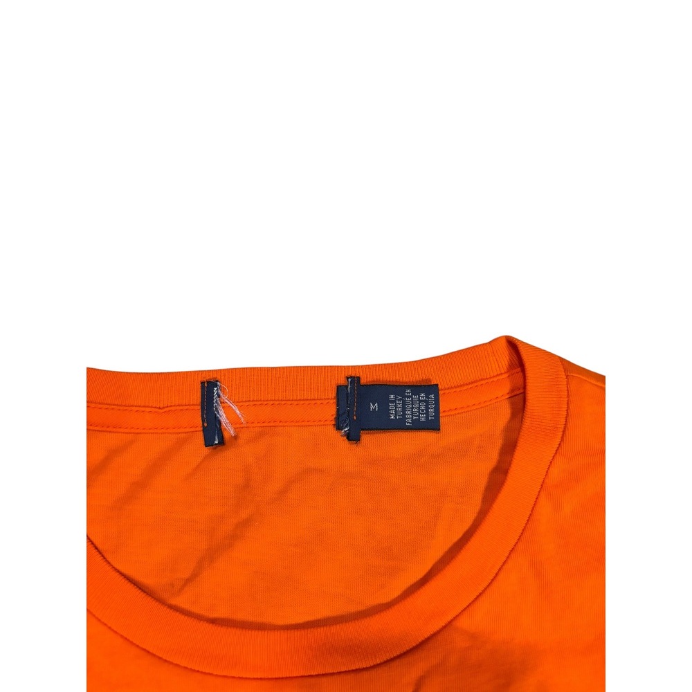 Polo Ralph Lauren Mens Orange Polo Ski 92 Graphic Long Sleeve‎ T-Shirt Size M - Picture 4 of 10